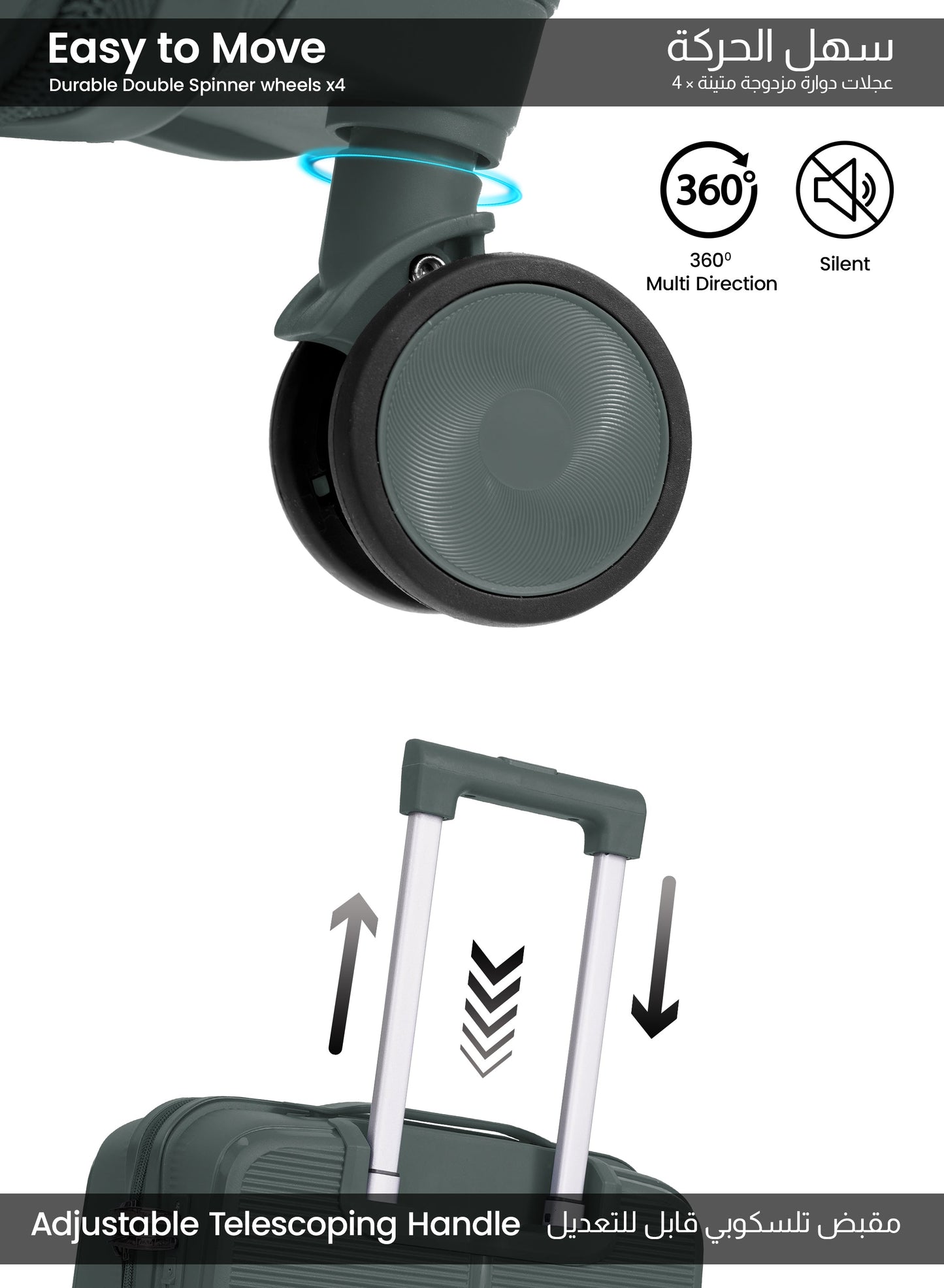 Parajohn Torvio 1 Piece 20 inches Cabin Size Polypropylene Luggage Trolley 55cm PARAJOHN UAE