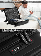 Parajohn Torvio 1 Piece 20 inches Cabin Size Polypropylene Luggage Trolley 55cm PARAJOHN UAE