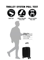 Parajohn Torvio 1 Piece 20 inches Cabin Size Polypropylene Luggage Trolley 55cm PARAJOHN UAE