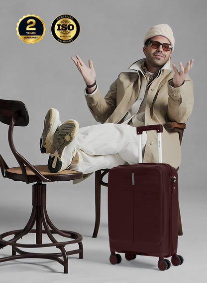 Parajohn Torvio 1 Piece 20 inches Cabin Size Polypropylene Luggage Trolley 55cm PARAJOHN UAE