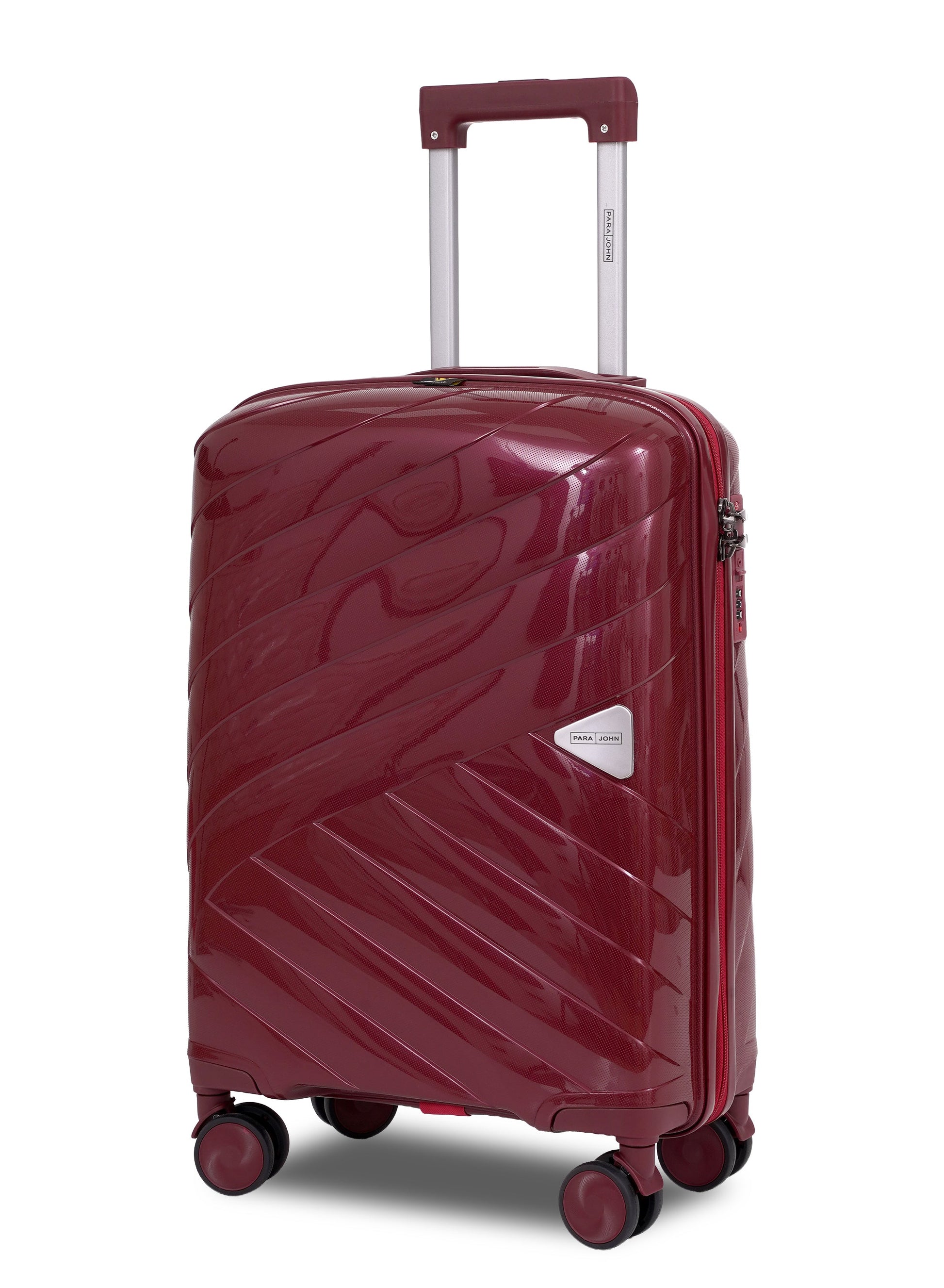 Parajohn Waves 1 Piece Cabin Size 20 inches Polypropylene Luggage Trolley 55cm PARAJOHN UAE
