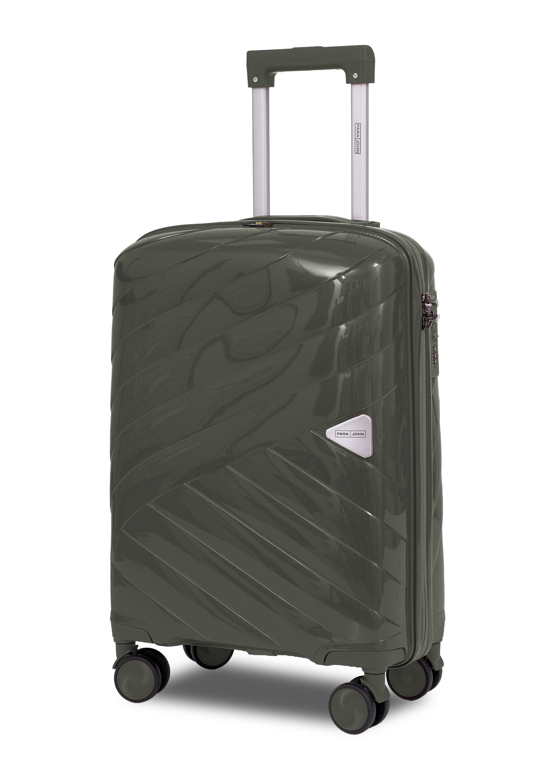 Parajohn Waves 1 Piece Cabin Size 20 inches Polypropylene Luggage Trolley 55cm PARAJOHN UAE
