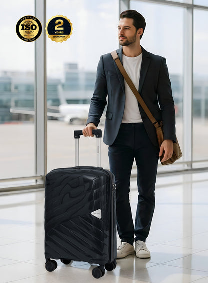 Parajohn Waves 1 Piece Cabin Size 20 inches Polypropylene Luggage Trolley 55cm PARAJOHN UAE