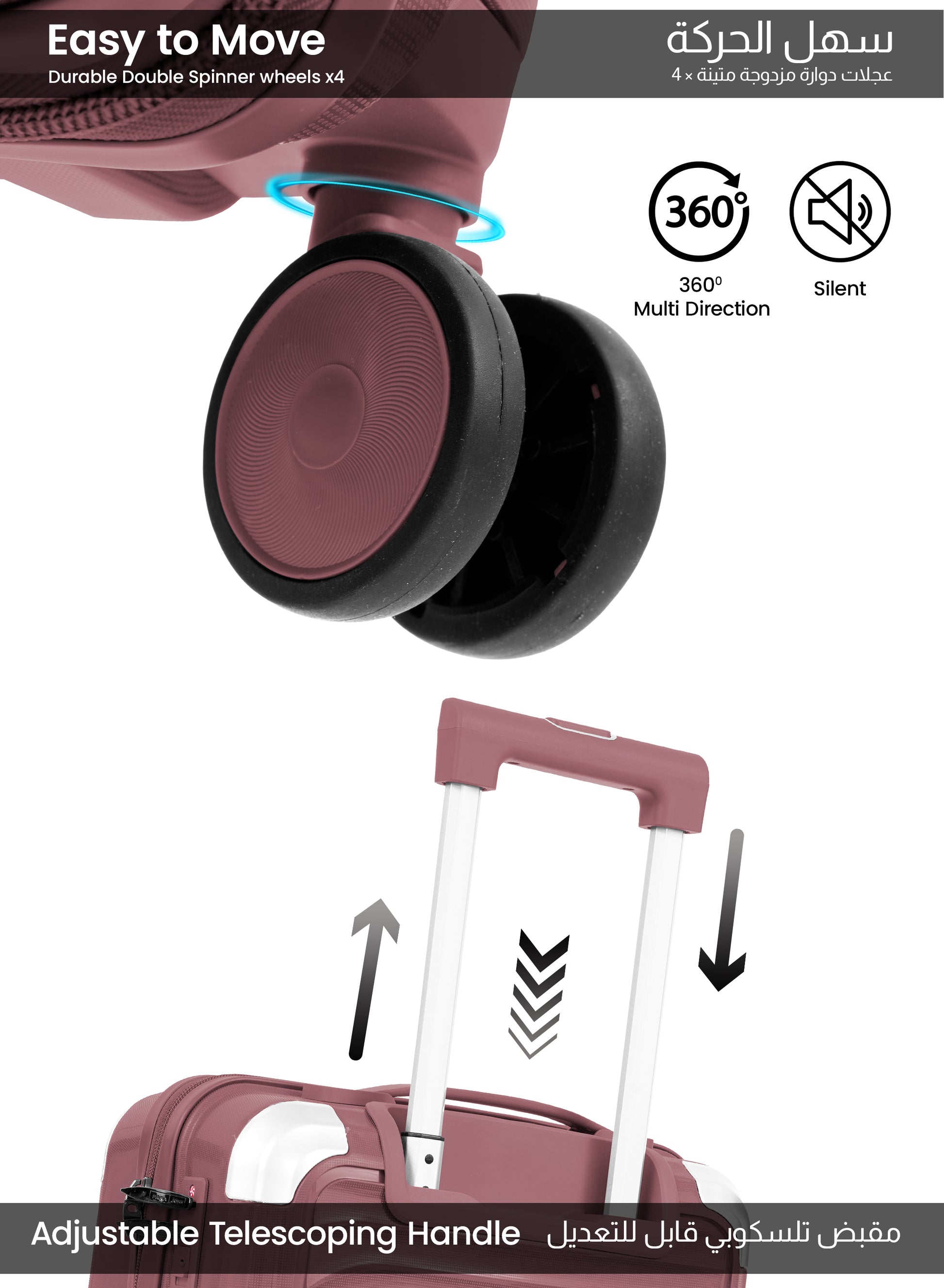 Parajohn Boltrix 1 Piece Cabin Size 20 inches Polypropylene Luggage Trolley 55cm PARAJOHN UAE