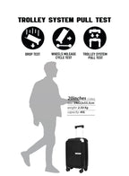 Parajohn Boltrix 1 Piece Cabin Size 20 inches Polypropylene Luggage Trolley 55cm PARAJOHN UAE