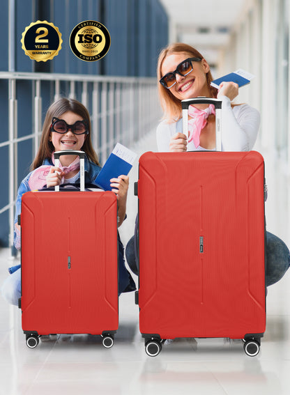 Spectrum 2-Piece Luggage Set – Lightweight ABS Hard Shell Suitcase, 20” Carry-On & 28” Check-In Trolley Bag with 360° Spinner Wheels & TSA Lock PARAJOHN SAUDI ARABIA