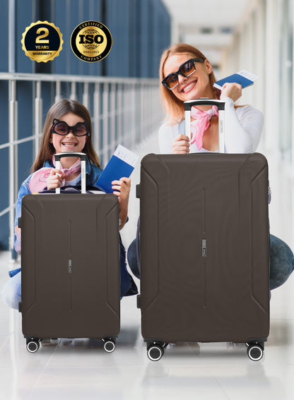 Spectrum 2-Piece Luggage Set – Lightweight ABS Hard Shell Suitcase, 20” Carry-On & 28” Check-In Trolley Bag with 360° Spinner Wheels & TSA Lock PARAJOHN SAUDI ARABIA