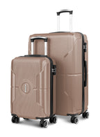 Sparkle 2-Piece Luggage Set – Lightweight ABS Hard Shell Suitcase, 20” Carry-On & 28” Check-In Trolley Bag with 360° Spinner Wheels & TSA Lock PARAJOHN SAUDI ARABIA