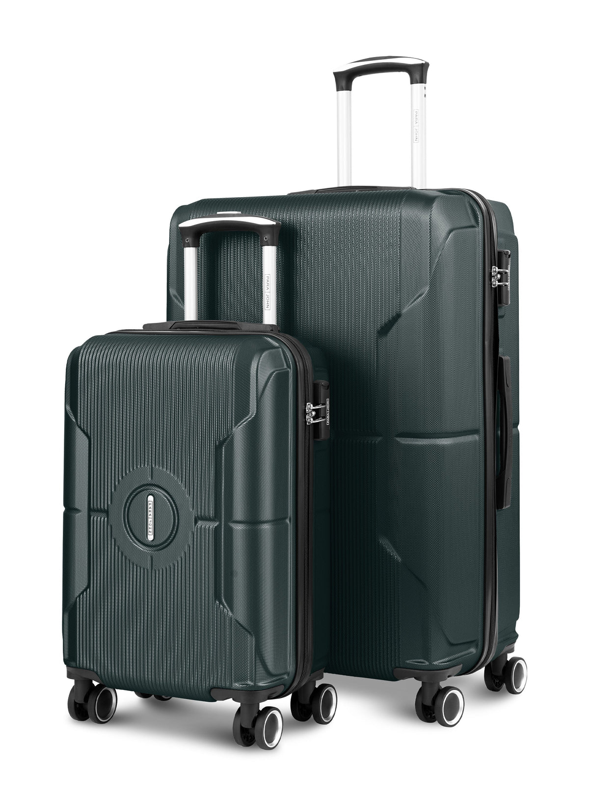 Sparkle 2-Piece Luggage Set – Lightweight ABS Hard Shell Suitcase, 20” Carry-On & 28” Check-In Trolley Bag with 360° Spinner Wheels & TSA Lock PARAJOHN SAUDI ARABIA