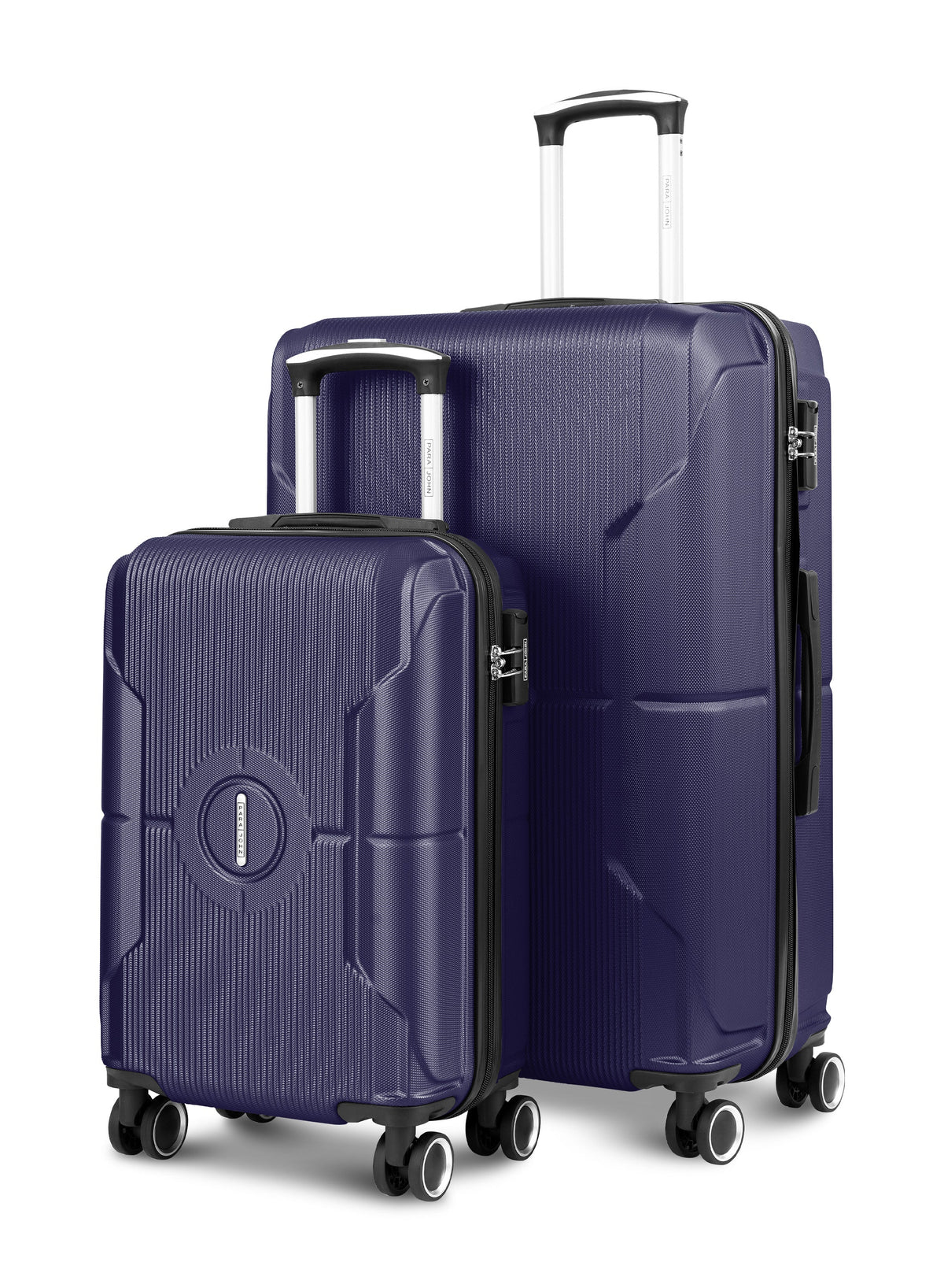 Sparkle 2-Piece Luggage Set – Lightweight ABS Hard Shell Suitcase, 20” Carry-On & 28” Check-In Trolley Bag with 360° Spinner Wheels & TSA Lock PARAJOHN SAUDI ARABIA