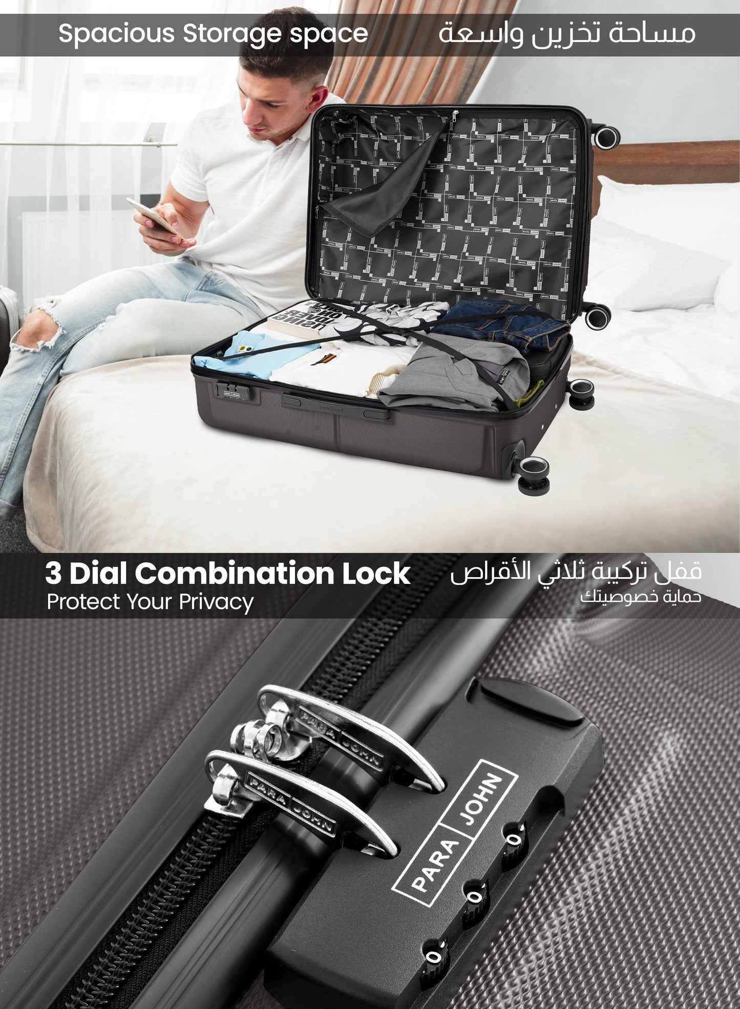 Sparkle 20-Inch Hard Shell Carry-On Luggage Trolley Bag, Lightweight with 360° Spinner Wheels, Durable Travel Suitcase for Cabin and Hand Luggage