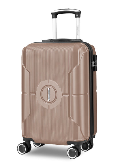 Sparkle 20-Inch Hard Shell Carry-On Luggage Trolley Bag, Lightweight with 360° Spinner Wheels, Durable Travel Suitcase for Cabin and Hand Luggage