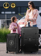 Sparkle 20-Inch Hard Shell Carry-On Luggage Trolley Bag, Lightweight with 360° Spinner Wheels, Durable Travel Suitcase for Cabin and Hand Luggage PARAJOHN SAUDI ARABIA