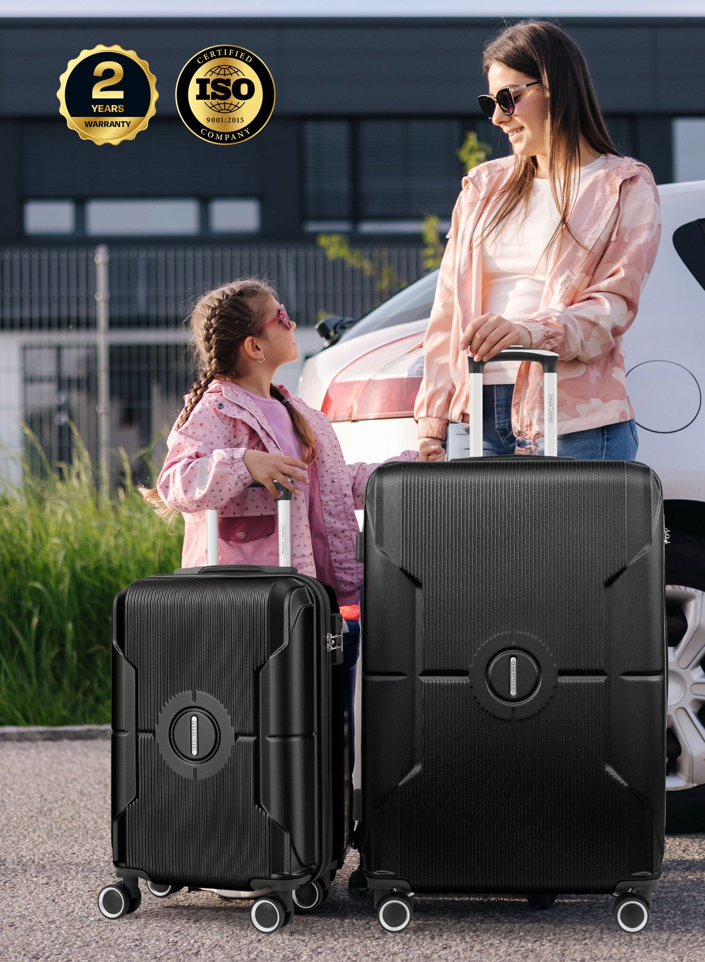 حقيبة سفر Sparkle مقاس 28 بوصة - حقيبة سفر خفيفة الوزن مصنوعة من مادة ABS الصلبة مع عجلات دوارة 360 درجة وقفل TSA