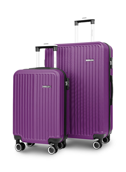 Para John 2-Pieces ABS HardsideTravel Trolley Luggage Set Black PARAJOHN UAE