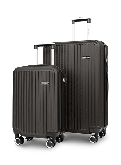 Para John 2-Pieces ABS HardsideTravel Trolley Luggage Set Black PARAJOHN UAE