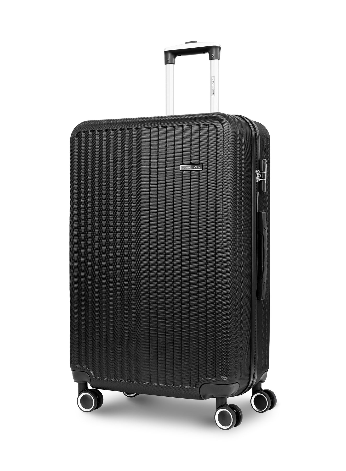 Para John 2-Pieces ABS HardsideTravel Trolley Luggage Set Black PARAJOHN UAE