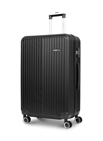 Para John 2-Pieces ABS HardsideTravel Trolley Luggage Set Black PARAJOHN UAE