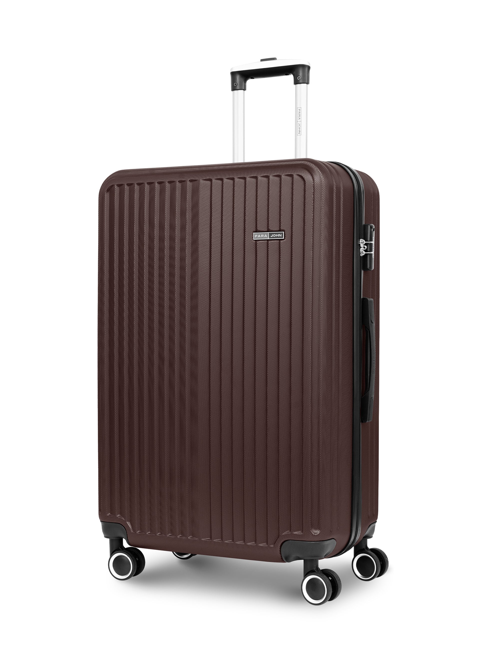 Para John 2-Pieces ABS HardsideTravel Trolley Luggage Set Black PARAJOHN UAE