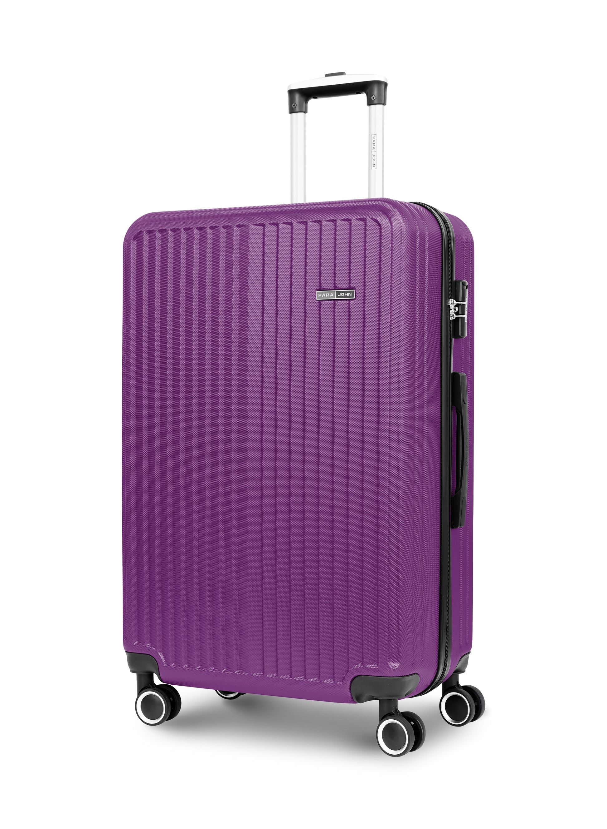 Para John 2-Pieces ABS HardsideTravel Trolley Luggage Set Black PARAJOHN UAE