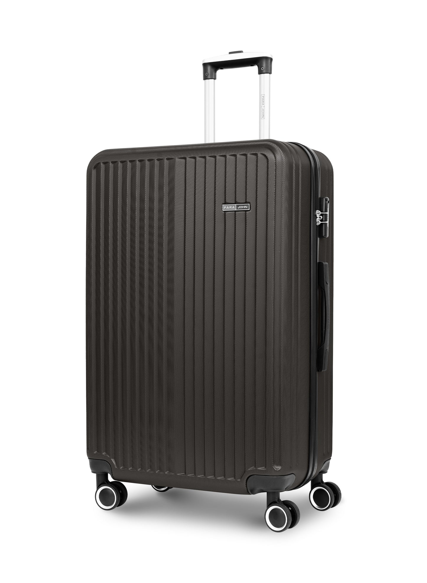 Para John 2-Pieces ABS HardsideTravel Trolley Luggage Set Black PARAJOHN UAE