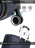 Nova 20-Inch Hard Shell Carry-On Luggage Trolley Bag, Lightweight with 360° Spinner Wheels, Durable Travel Suitcase for Cabin and Hand Luggage PARAJOHN UAE