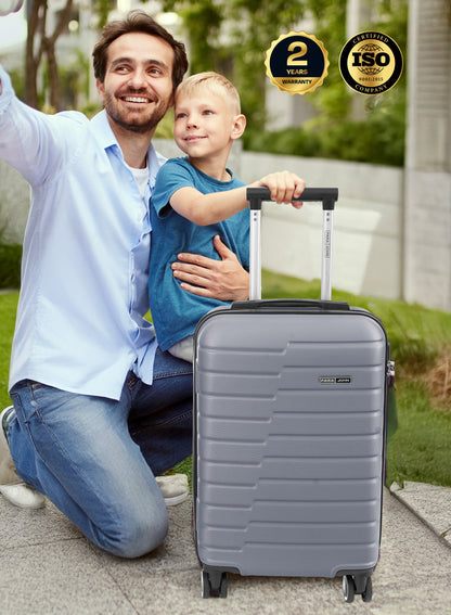 Parajohn 20-Inch Hard Shell Carry-On Luggage Trolley Bag, Lightweight with 360° Spinner Wheels, Durable Travel Suitcase for Cabin and Hand Luggage PARA JOHN