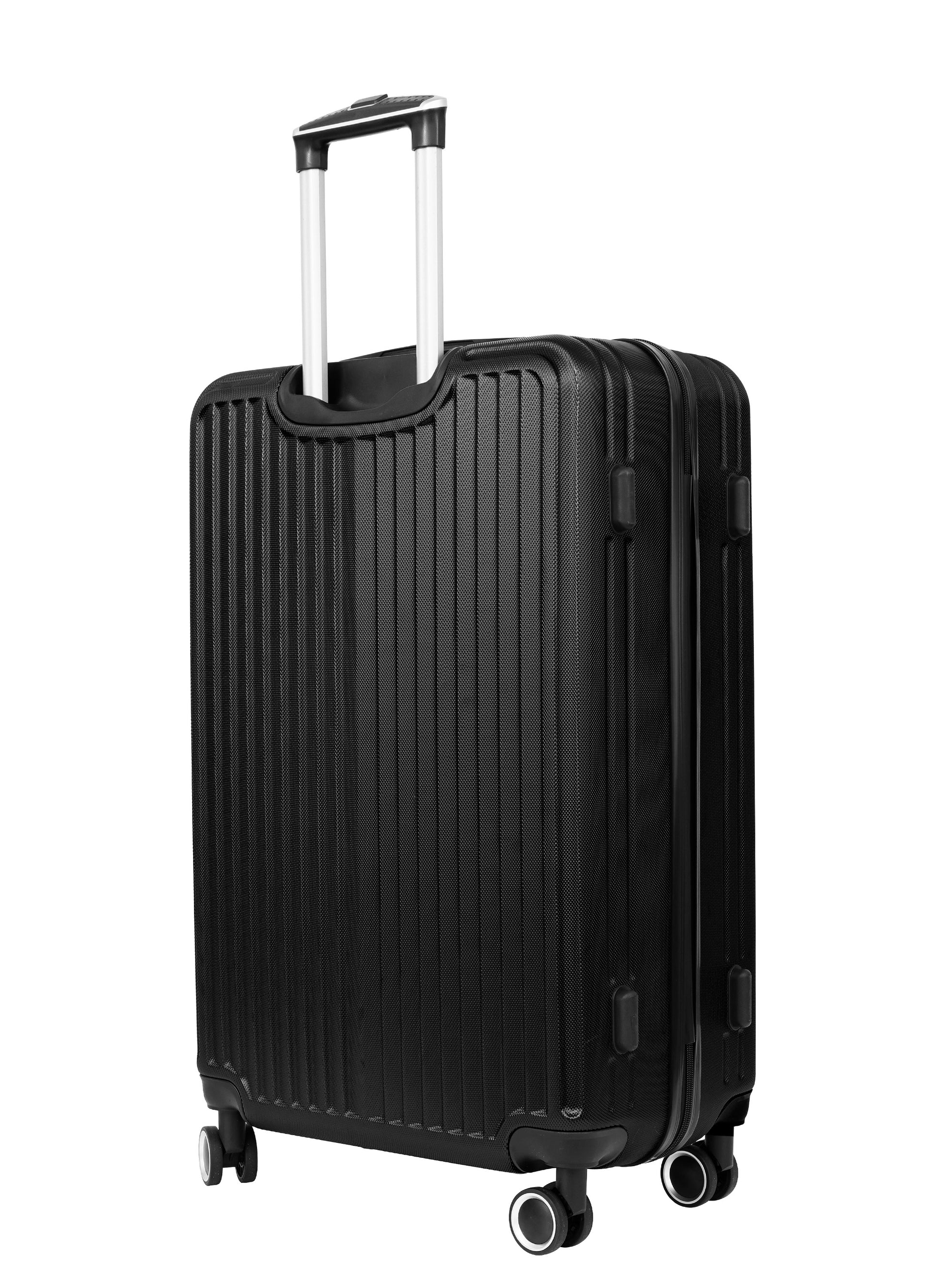 Para John 2-Pieces ABS HardsideTravel Trolley Luggage Set Black PARAJOHN UAE
