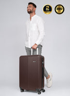 Nova 20-Inch Hard Shell Carry-On Luggage Trolley Bag, Lightweight with 360° Spinner Wheels, Durable Travel Suitcase for Cabin and Hand Luggage PARAJOHN UAE