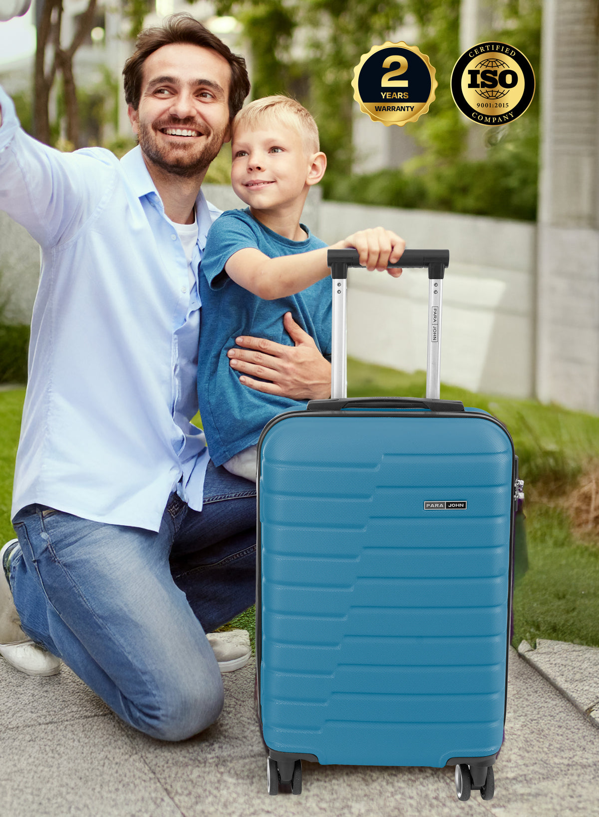 Parajohn 20-Inch Hard Shell Carry-On Luggage Trolley Bag, Lightweight with 360° Spinner Wheels, Durable Travel Suitcase for Cabin and Hand Luggage PARA JOHN