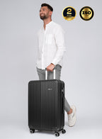 Ridge 28-Inch Large ABS Hard Case Checked-In Luggage Trolley Bag – 30kg Capacity, 8 Spinner Wheels & Lock PARAJOHN SAUDI ARABIA