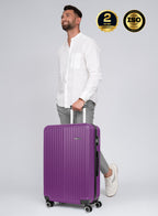Nova 20-Inch Hard Shell Carry-On Luggage Trolley Bag, Lightweight with 360° Spinner Wheels, Durable Travel Suitcase for Cabin and Hand Luggage PARAJOHN UAE
