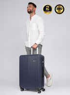 Nova 20-Inch Hard Shell Carry-On Luggage Trolley Bag, Lightweight with 360° Spinner Wheels, Durable Travel Suitcase for Cabin and Hand Luggage PARAJOHN UAE