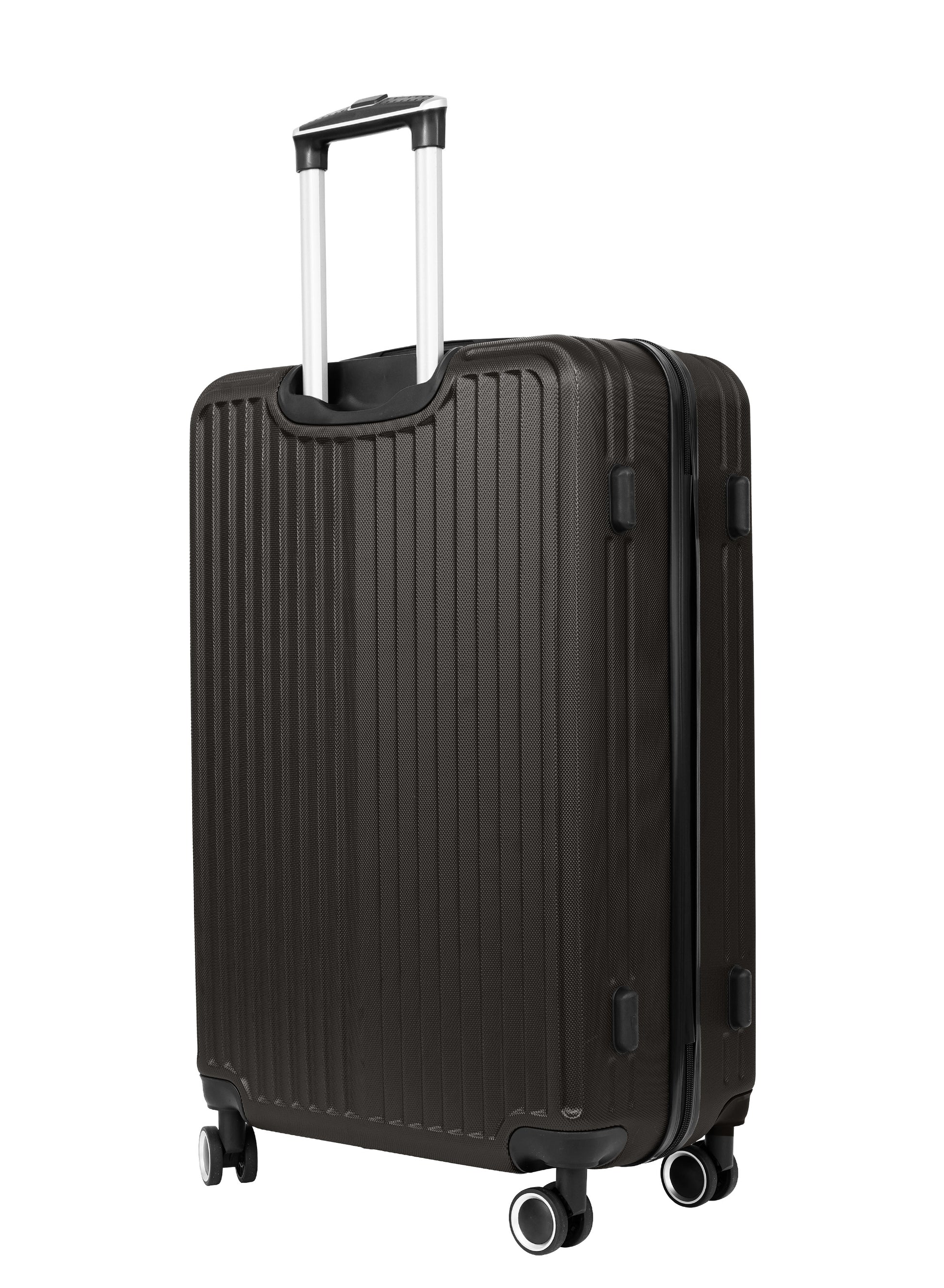 Para John 2-Pieces ABS HardsideTravel Trolley Luggage Set Black PARAJOHN UAE