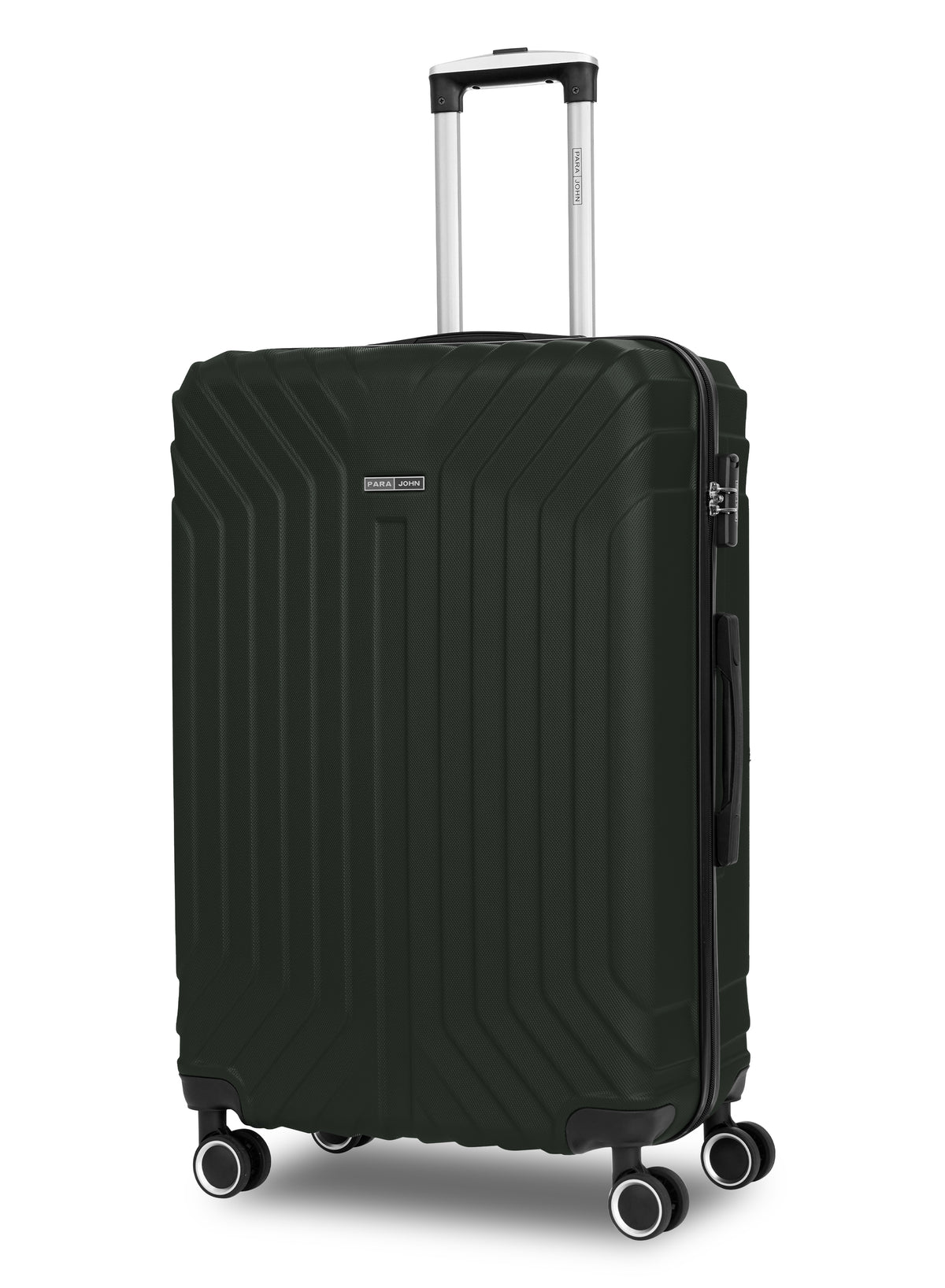 GlideX 28 Inch Large ABS Luggage Trolley Bag, 4 Double Spinner Wheels & Combination Lock, Lightweight Travel Suitcase PARAJOHN SAUDI ARABIA