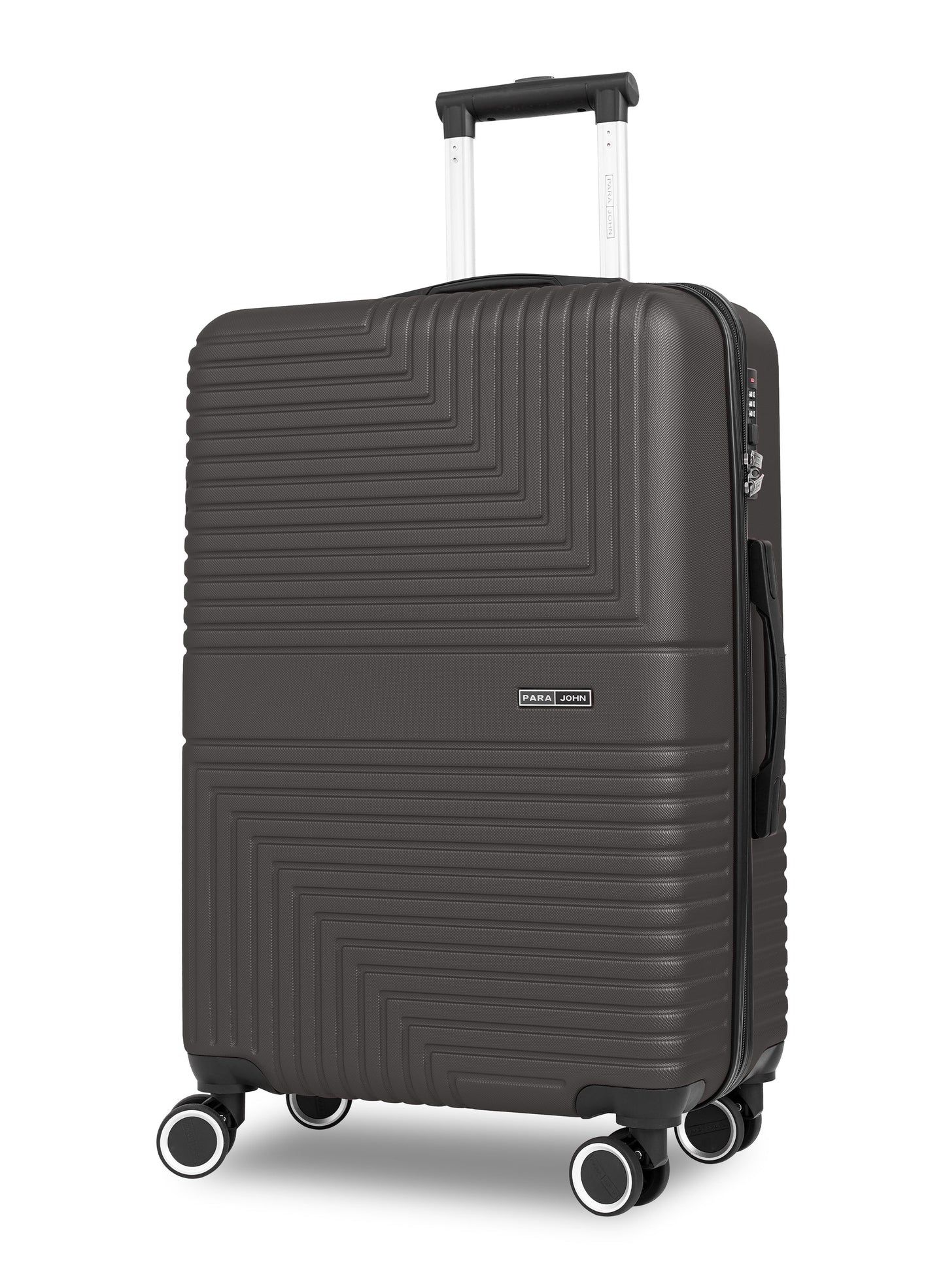 Strato Lightweight ABS Hard Side 8 Spinner Wheels Luggage checked-in Trolley Bag with Lock 24 inch PARAJOHN SAUDI ARABIA