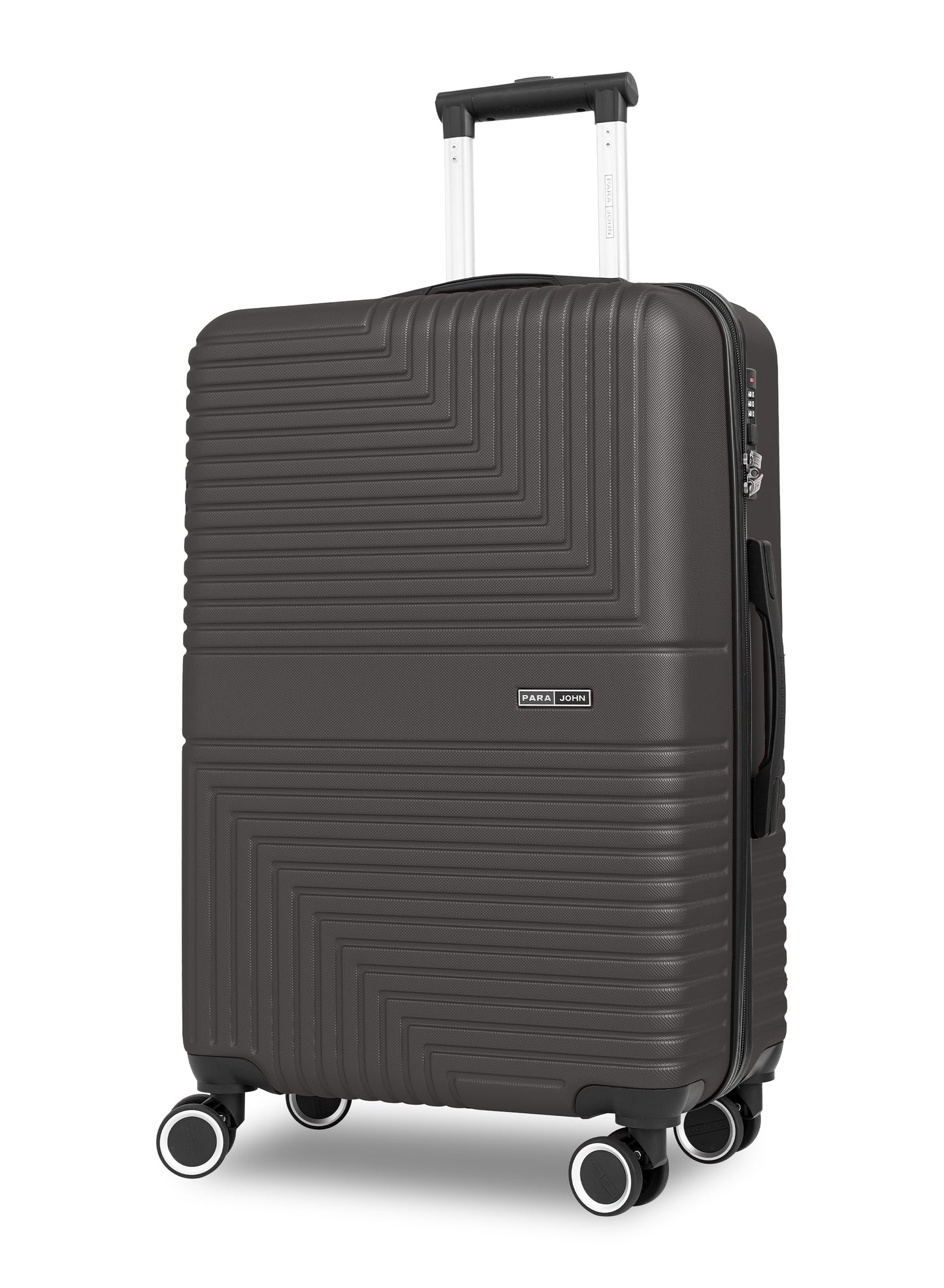 Strato Lightweight ABS Hard Side 8 Spinner Wheel Cabin Luggage / Carry-On Trolley Bag with Lock 20 Inch
