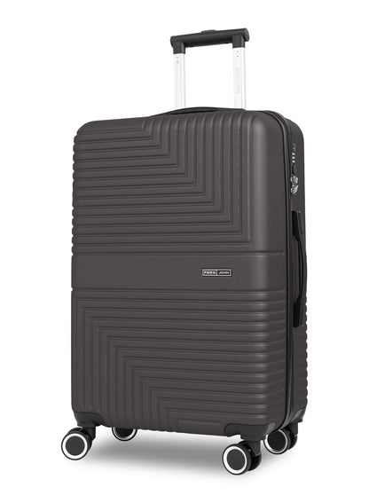 Strato Lightweight ABS Hard Side 8 Spinner Wheel Cabin Luggage / Carry-On Trolley Bag with Lock 20 Inch