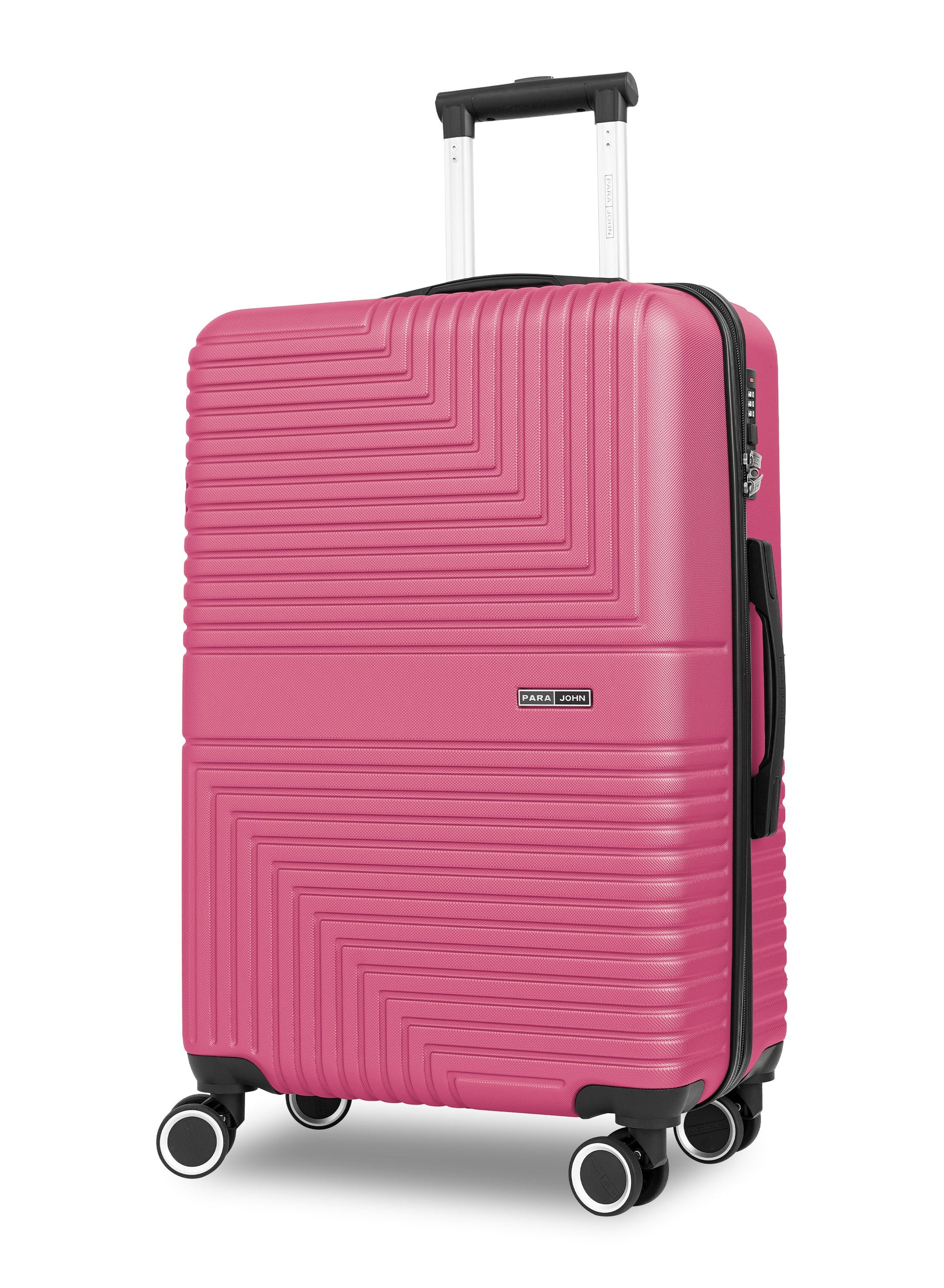 Strato Lightweight ABS Hard Side 8 Spinner Wheels Luggage checked-in Trolley Bag with Lock 24 inch PARAJOHN SAUDI ARABIA