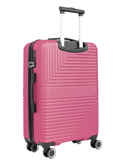 Strato Lightweight ABS Hard Side 8 Spinner Wheels Luggage checked-in Trolley Bag with Lock 24 inch PARAJOHN SAUDI ARABIA