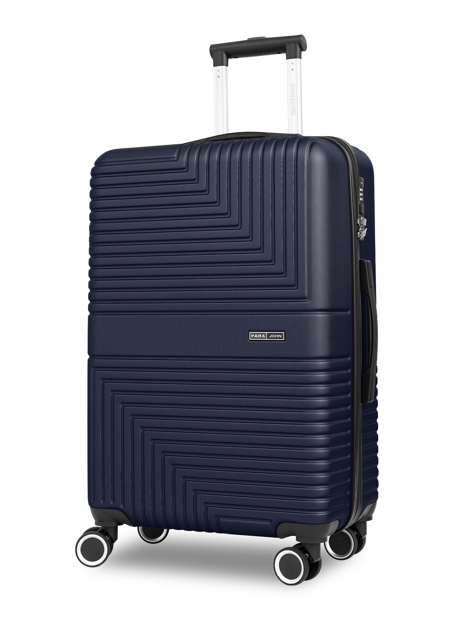 Strato Lightweight ABS Hard Side 8 Spinner Wheels Luggage checked-in Trolley Bag with Lock 24 inch PARAJOHN SAUDI ARABIA