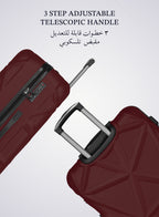 Matrix 24-Inch Medium ABS Hard Case Checked-In Luggage Trolley Bag with 8 Spinner Wheels and Lock PARAJOHN KSA