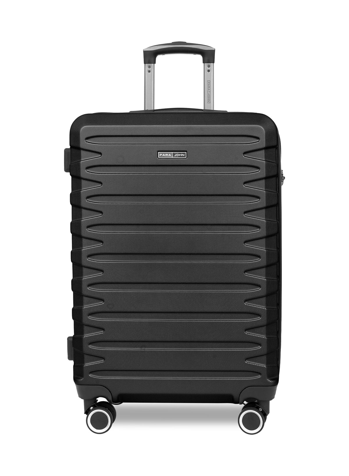 AeroShield Lightweight ABS Hard Side 8 Wheels Spinner Luggage Cabin Trolley Bag with Lock 20 Inch PARA JOHN