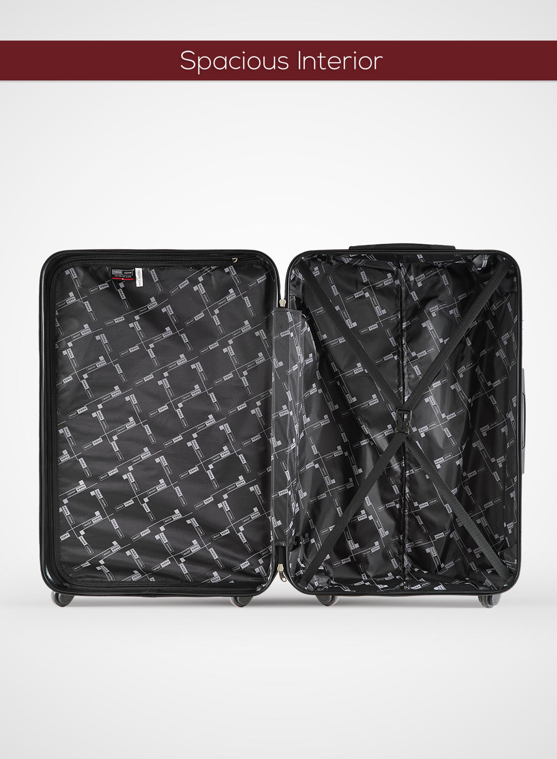Aurora Cabin-Size Small (20-Inch) ABS Hard Case Luggage Trolley Bag with 4 Spinner Wheels and Lock PARAJOHN SAUDI ARABIA