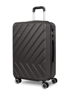 Chevron 28-Inch (Large) ABS Hard Case Checked-In Luggage Trolley Bag with 4 Spinner Wheels and Lock PARA JOHN