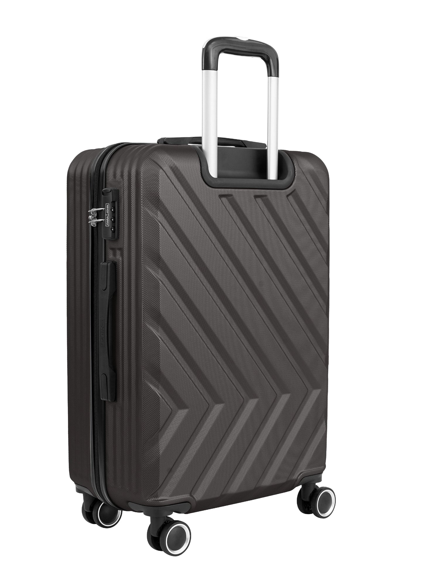 Chevron 28-Inch (Large) ABS Hard Case Checked-In Luggage Trolley Bag with 4 Spinner Wheels and Lock PARA JOHN