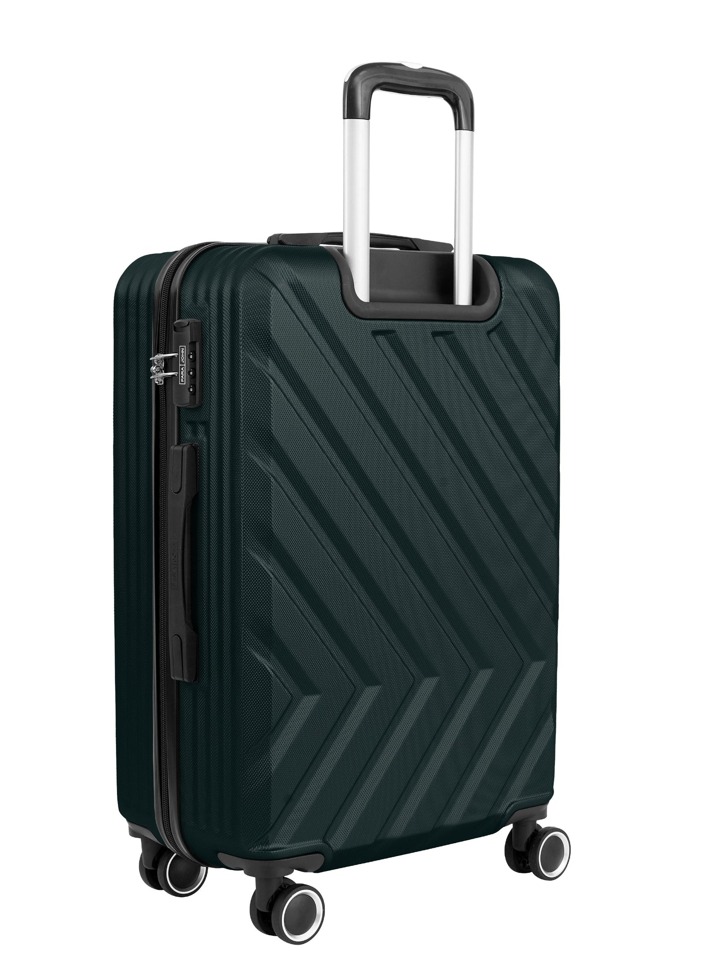 Chevron 20-Inch Cabin-Size (Small) ABS Hard Case Luggage Trolley Bag with 4 Spinner Wheels and Lock PARA JOHN