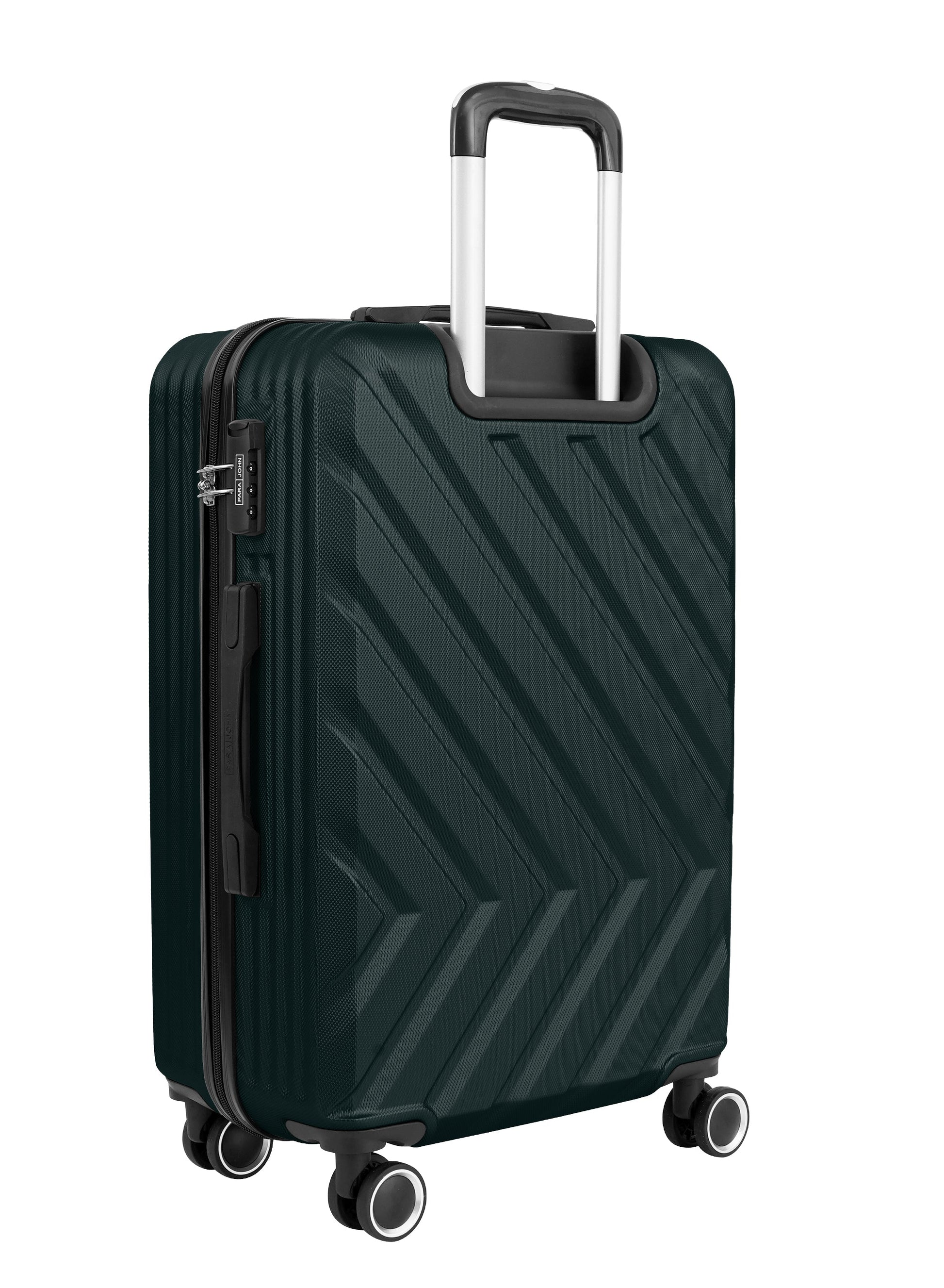 Chevron 28-Inch (Large) ABS Hard Case Checked-In Luggage Trolley Bag with 4 Spinner Wheels and Lock PARA JOHN