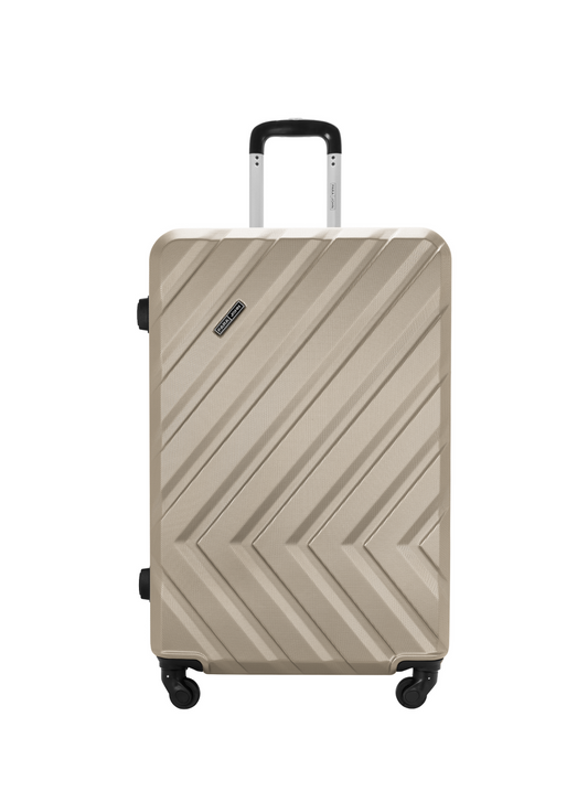 Chevron 28-Inch (Large) ABS Hard Case Checked-In Luggage Trolley Bag with 4 Spinner Wheels and Lock