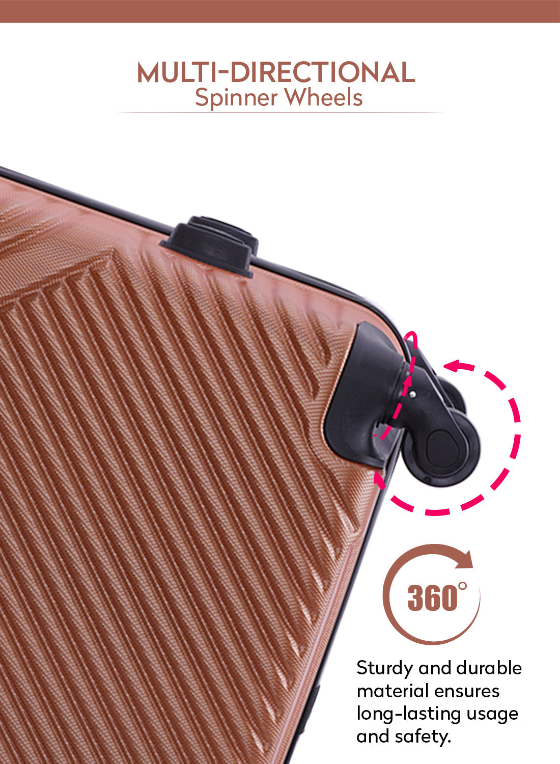 Aurora Cabin-Size Small (20-Inch) ABS Hard Case Luggage Trolley Bag with 4 Spinner Wheels and Lock PARAJOHN SAUDI ARABIA